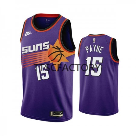 Herren NBA Phoenix Suns Trikot Cameron Payne 15 Nike 2022-23 Classic Edition Lila Swingman